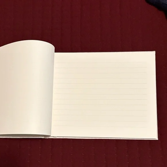 Rifle Paper Company New Floral Guest Book with Blue and Gold Accents - Picture 5 of 8